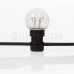Гирлянда LED Galaxy Bulb String 10м, черный КАУЧУК, 30 ламп*6 LED КРАСНЫЕ, влагостойкая IP54, SL331-322