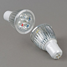 MR16 LED5*1W 220V 3000K теплая белая светодиодная лампа